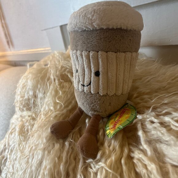 Jellycat NWT Amuseables Coffee To Go Plush - Picture 2 of 4
